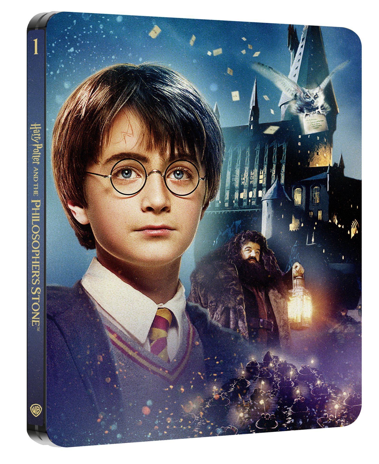 Harry Potter 8-Film Steelbook Library Case - Philosopher's Stone individual steelbook artwork - fivestaredition.com