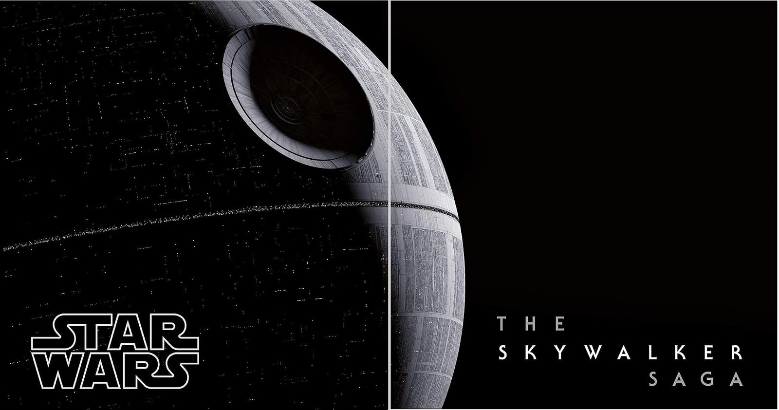 Star Wars Skywalker Saga box set - Death Star packaging artwork close-up on the outer case - fivestaredition.com