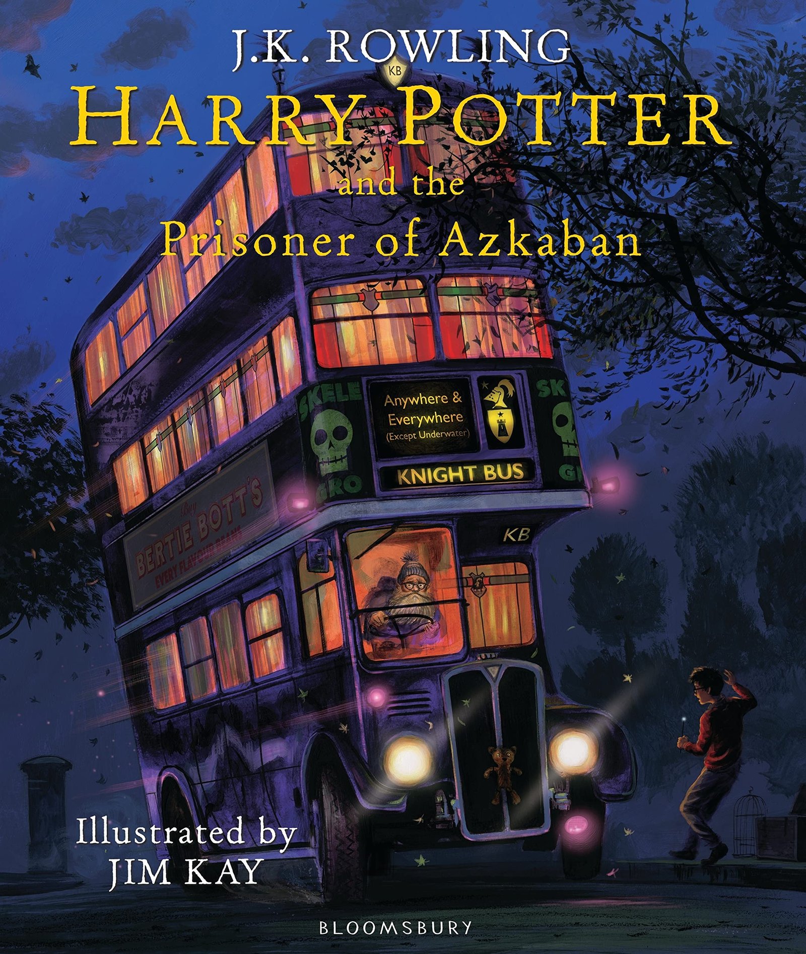 Harry Potter Illustrated Collection 1-5 - Prisoner of Azkaban illustrated hardcover cover - fivestarsedition.com