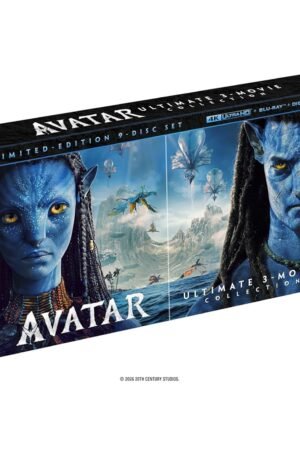 Avatar 3-Movie Collector's Edition - front box art with the Ultimate 3-Movie Collection packaging - fivestaredition.com