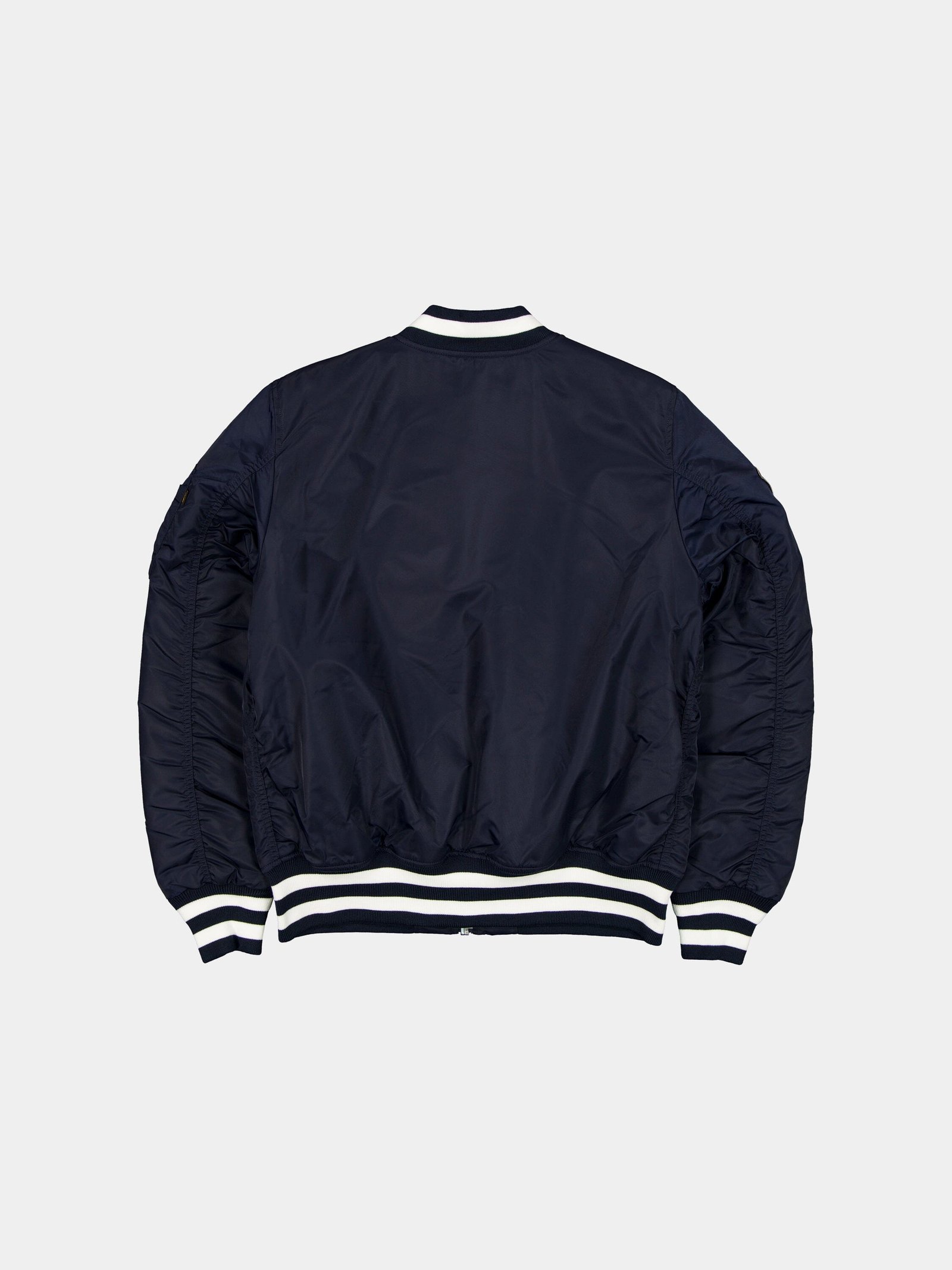 Dallas Cowboys x Alpha Industries x New Era MA-1 Bomber Jacket - Navy back panel plain view - fivestaredition.com