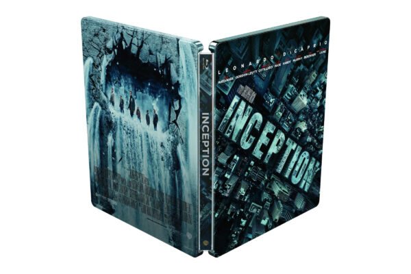 Inception 4K SteelBook - front cover packshot from the Rarewaves listing - fivestarsedition.com