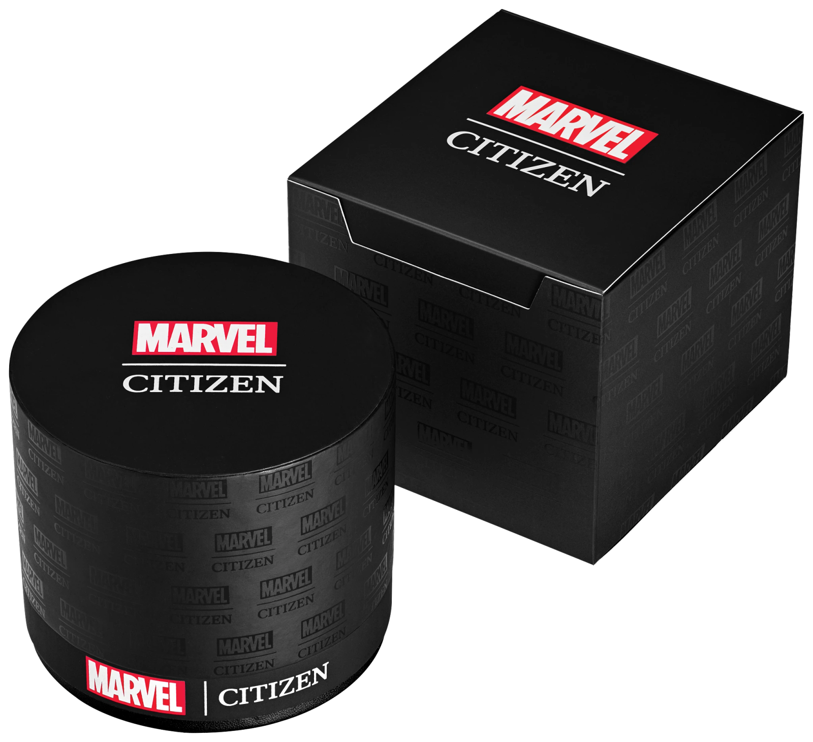Citizen Eco-Drive Marvel Villains Loki watch - Marvel x Citizen branded presentation box and packaging - fivestaredition.com