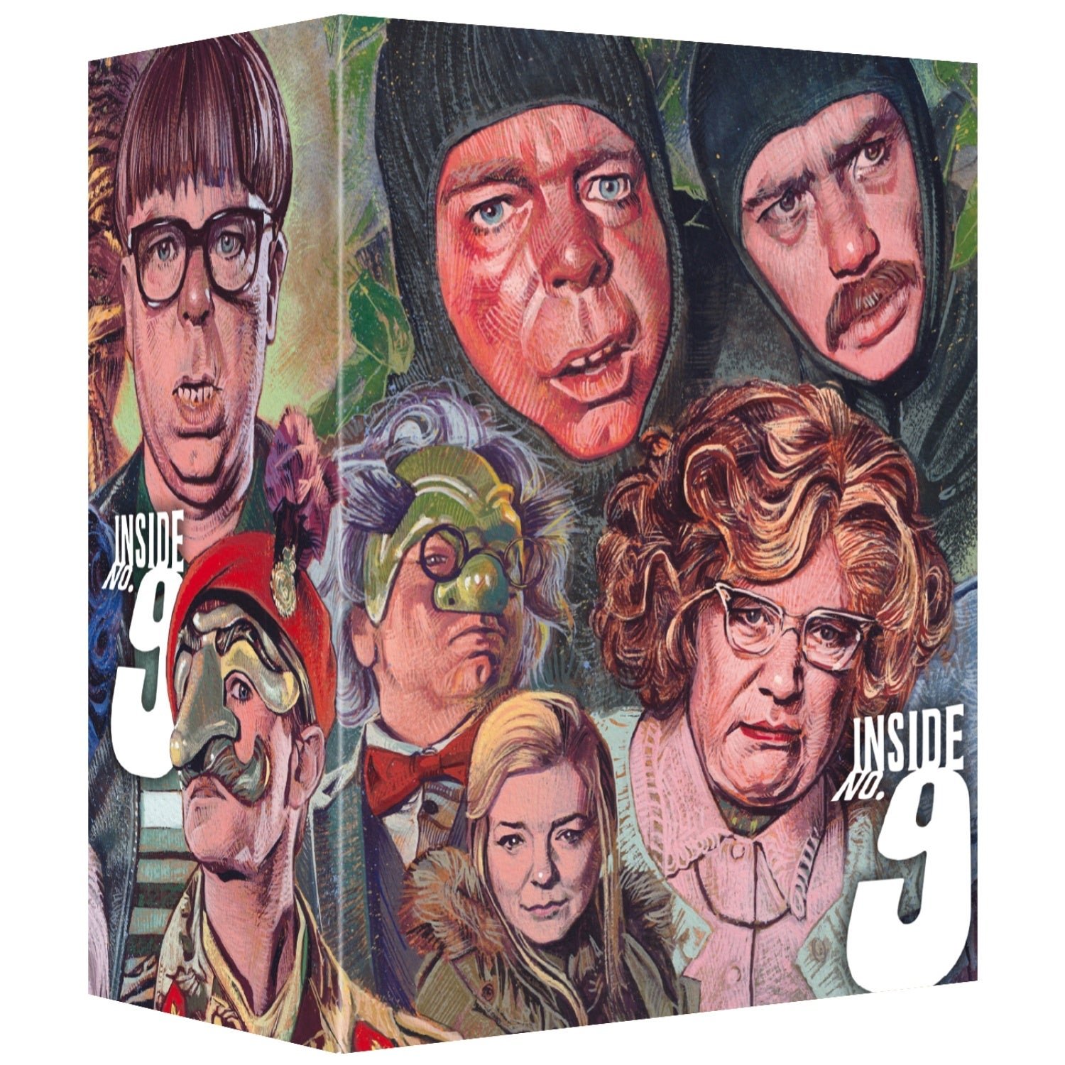 Inside No. 9 Complete Collection Limited Edition Blu-ray Box Set - packaging angle showing the magnetic closing box - fivestaredition.com