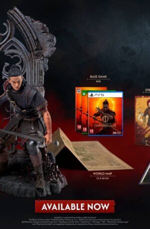The Blood of Dawnwalker Collector's Edition - official beauty shot of all included items - fivestaredition.com