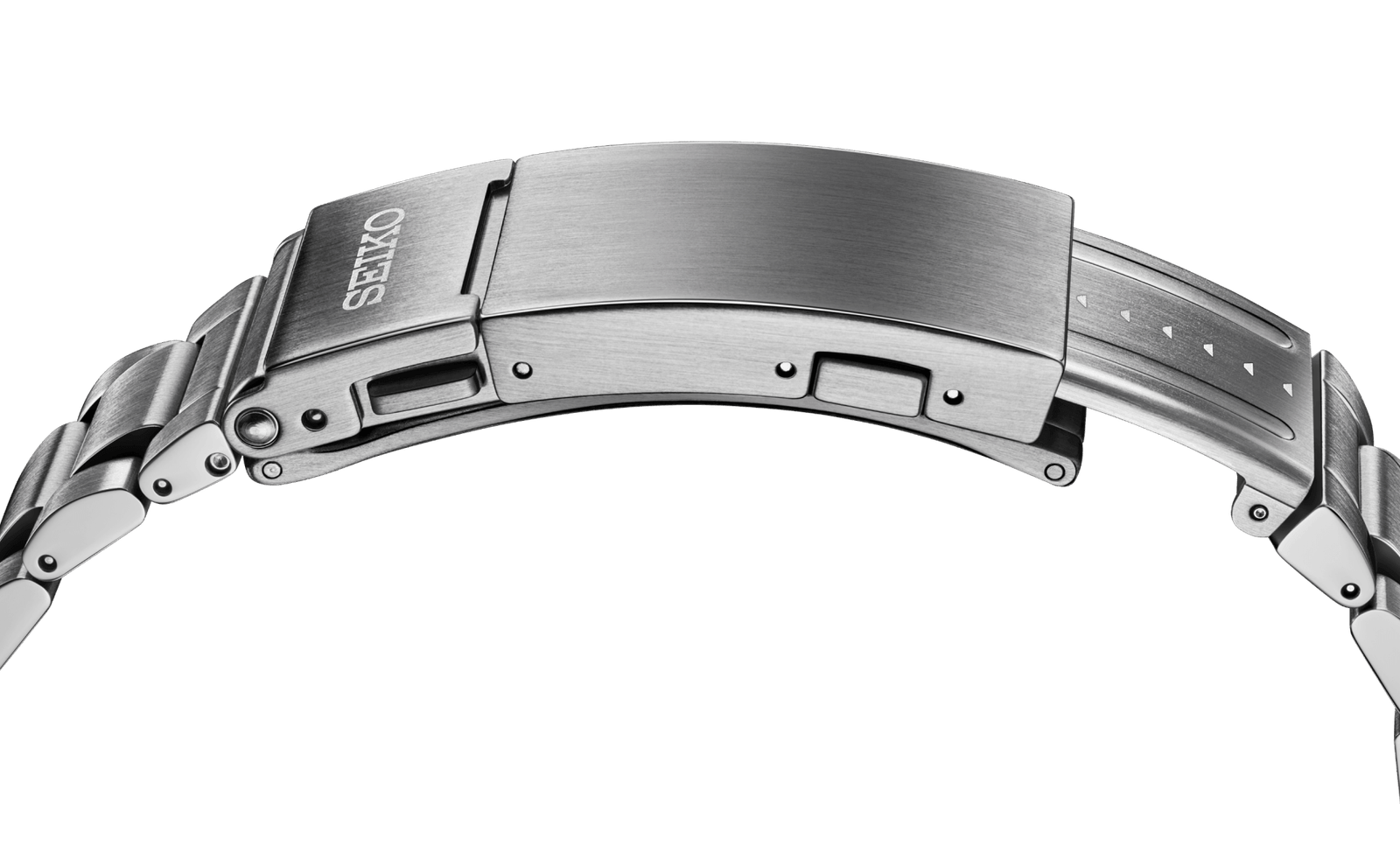 Seiko Prospex HBC011 - stainless steel bracelet and three-fold clasp detail - fivestaredition.com