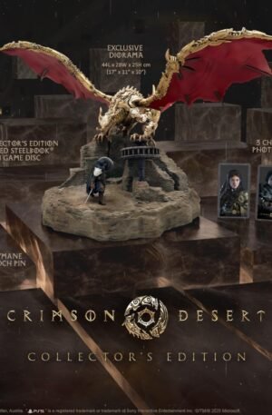 Crimson Desert Collector's Edition - full box contents with 17-inch Kliff and Golden Star diorama - fivestaredition.com