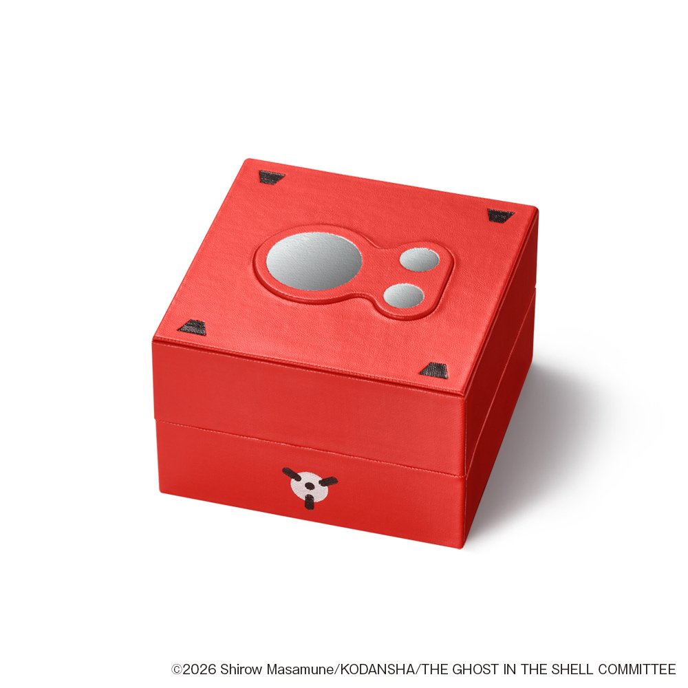 Ghost in the Shell PREMICO watch - Fuchikoma-shaped red display case - fivestaredition.com