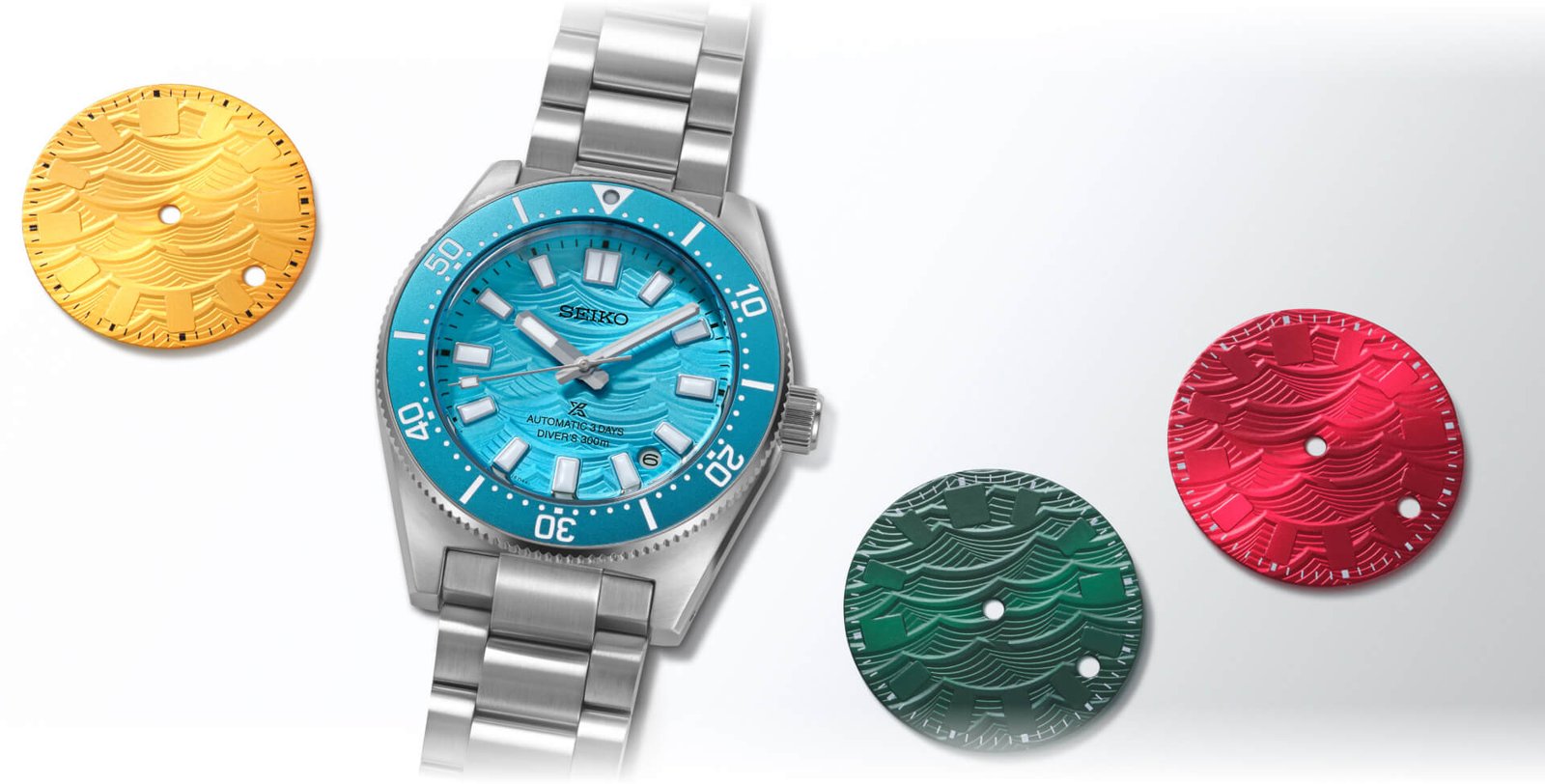 Seiko HBC011 fan-selected limited edition - the four fan-vote dial color concepts including the winning Daytime Blue - fivestaredition.com