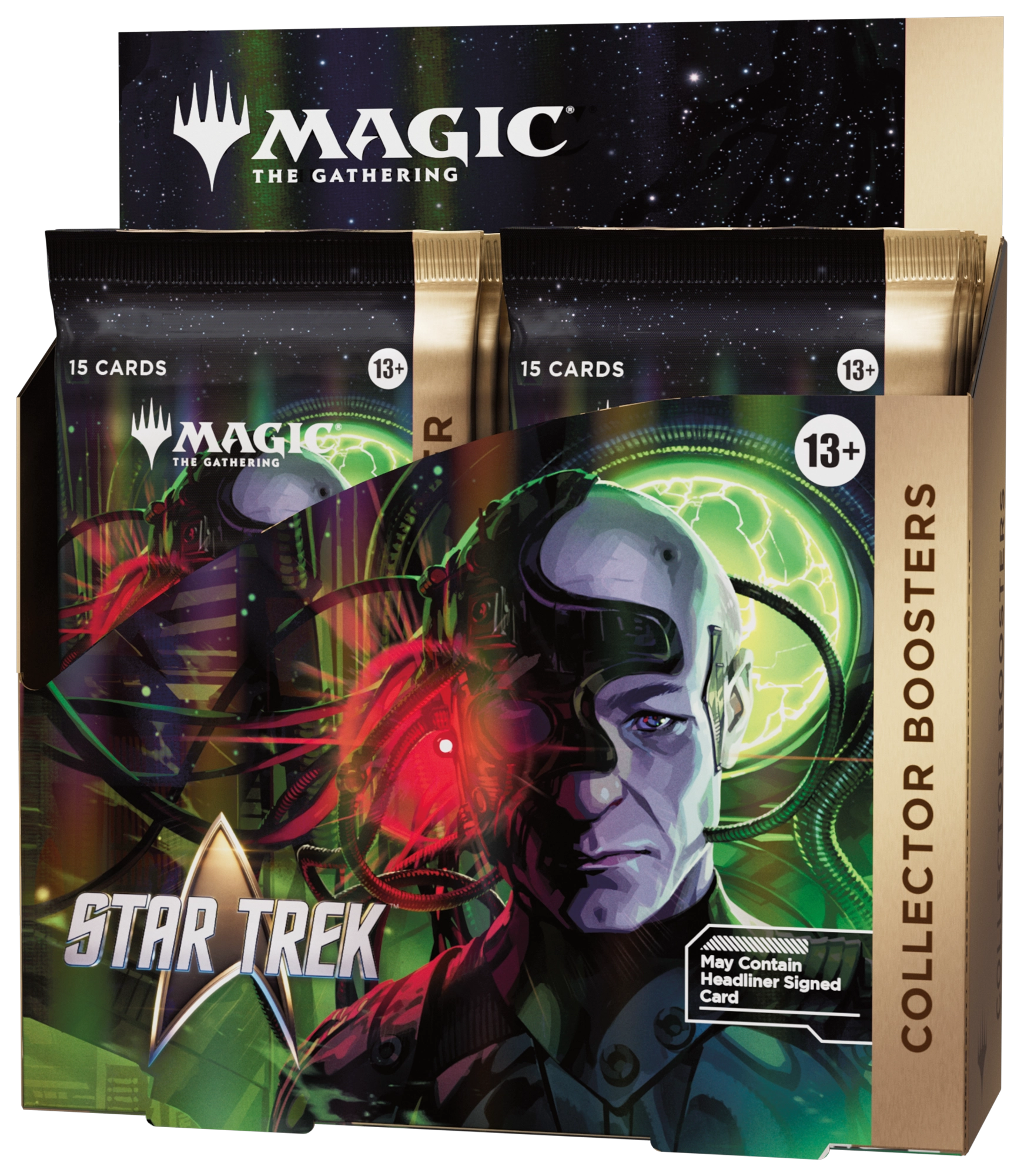 Star Trek Collector Booster Box - official Collector Booster packaging art from Wizards of the Coast - fivestaredition.com