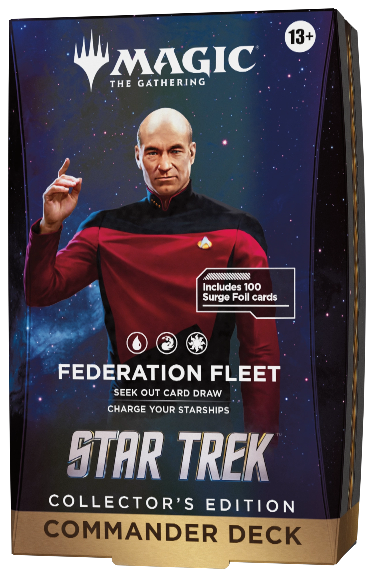 Star Trek Collector Booster Box - Federation Fleet Collector's Edition Commander deck packaging - fivestaredition.com