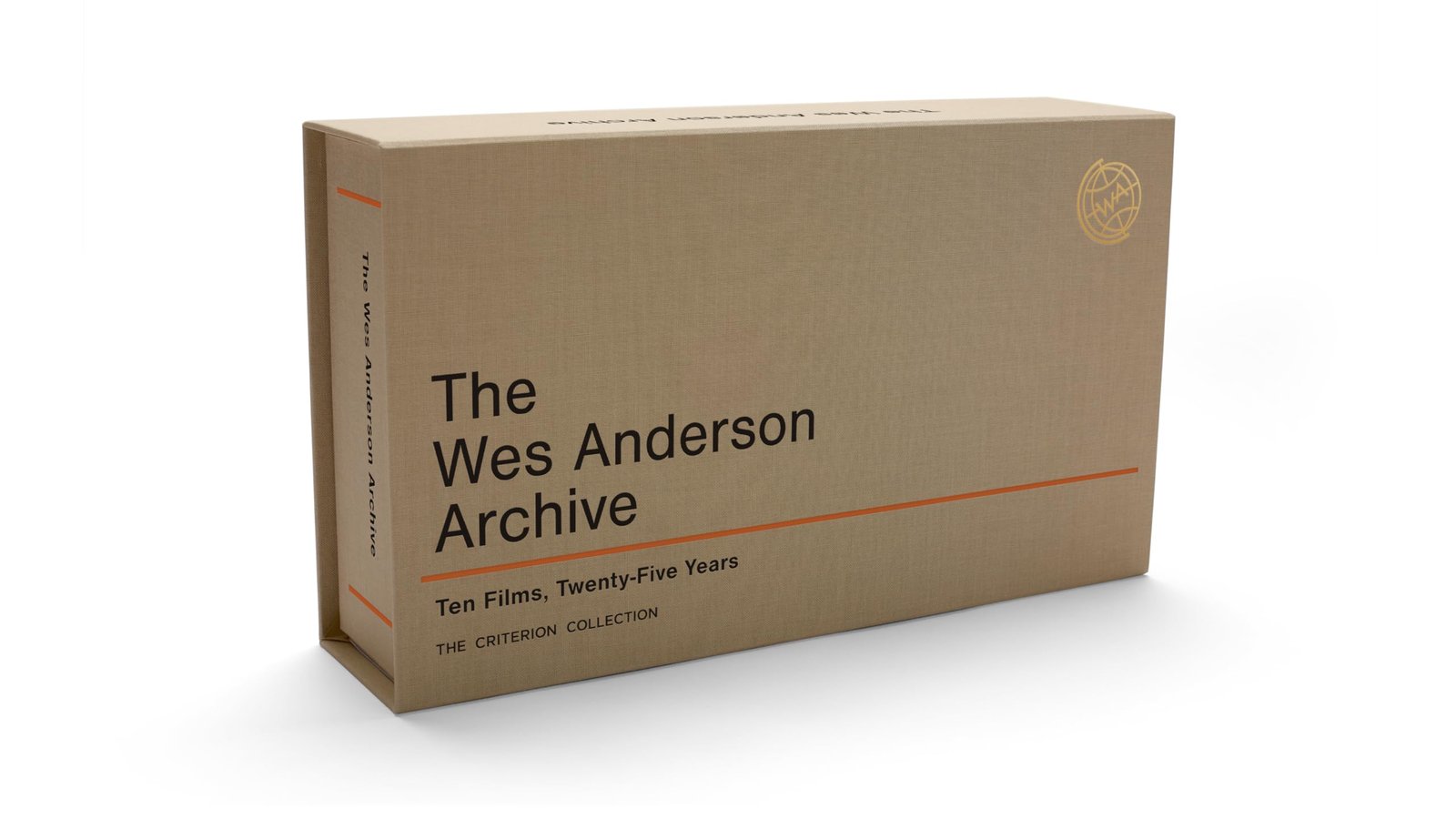 Wes Anderson Archive Criterion box set - closed clothbound box front and spine - fivestaredition.com