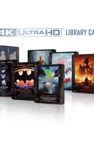 DC Villains Steelbook Library Case - full set of six steelbooks and library case with glow-in-the-dark packaging - fivestaredition.com