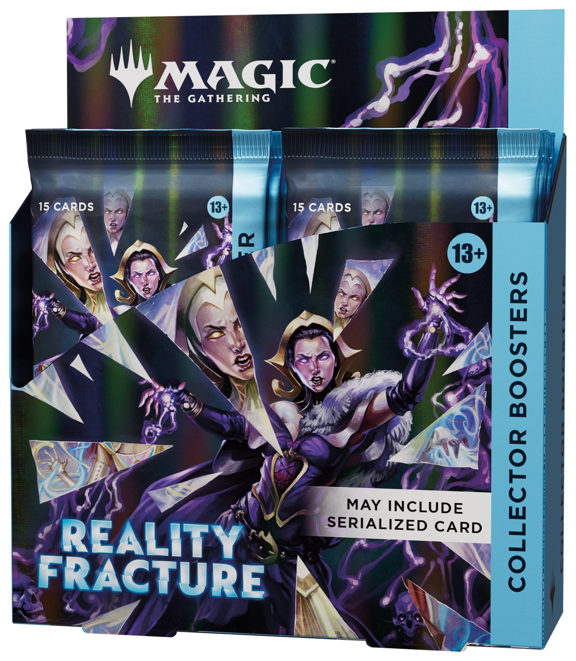 Reality Fracture Collector Booster Box - front view of the 12-pack display box - fivestaredition.com