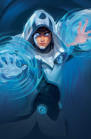 Reality Fracture Collector Booster Box - Jace Beleren key art from the Reality Fracture set - fivestaredition.com